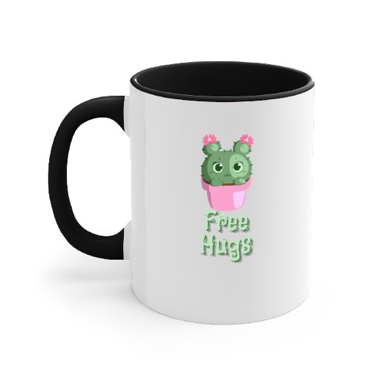 free hugs Cactus Accent Mugs