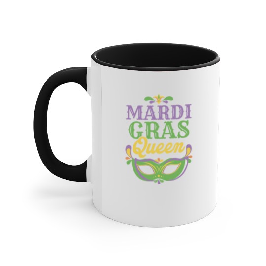 Mardi Gras - Queen Accent Mugs