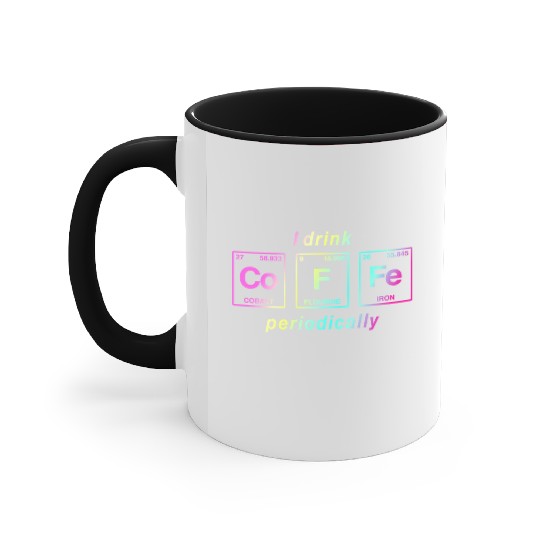COFFEE - with elements of the periodic table Accent Mugs