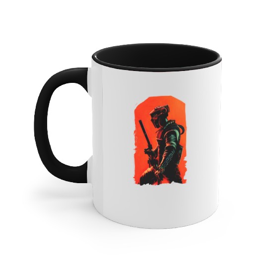 Steampunk Samurai Accent Mugs