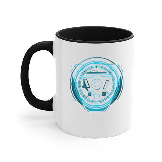 Cyberpunk teleporter 3. Accent Mugs
