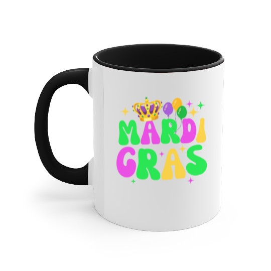 Happy Mardi Gras 2023 Funny Mardi Gras Accent Mugs