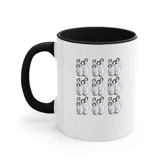 Baby Emperor penguin Accent Mugs