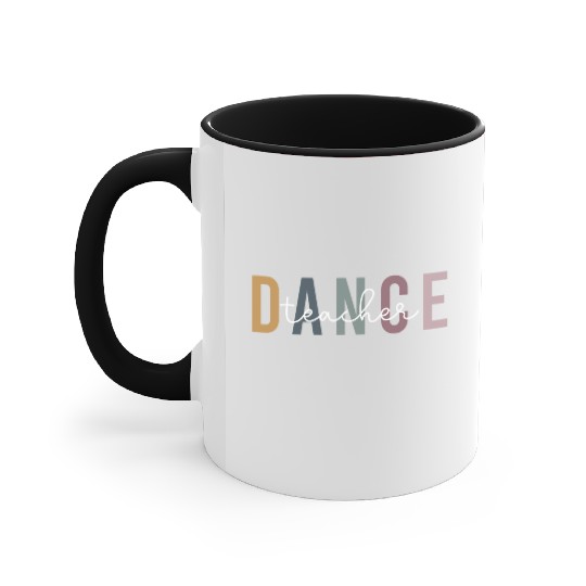 Dance Teacher Retro Accent Mugs Ballet Dance