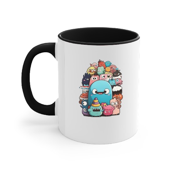 my imaginary friends Accent Mugs