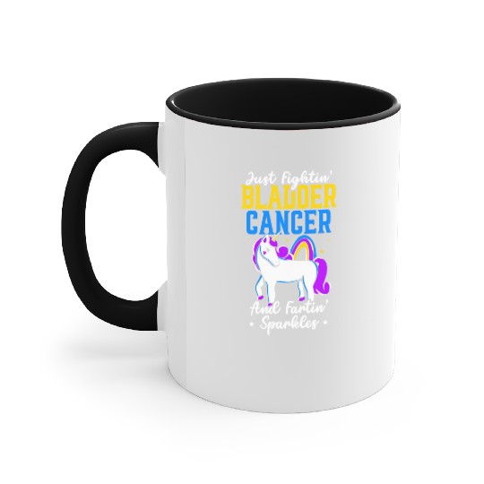 Bladder Cancer Warrior Bladder Cancer Awareness Accent Mugs