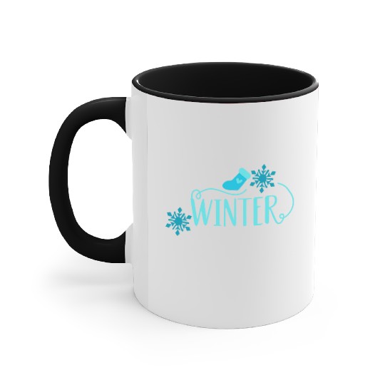 Winter Accent Mugs