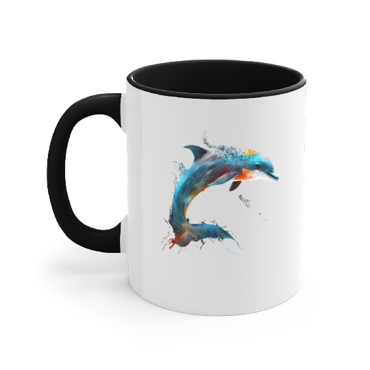 Dolphin Accent Mugs