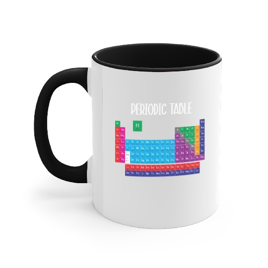 Science Teacher Student Periodic Table OF Elements Accent Mugs