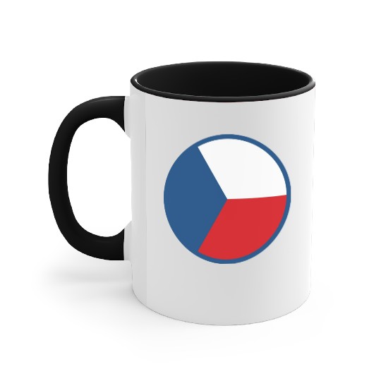 Czech Air Force Current Emblem Accent Mugs