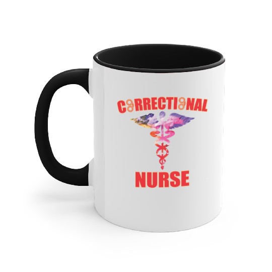 Great Correctional Nurse Design Prison Nurse Accent Mugs