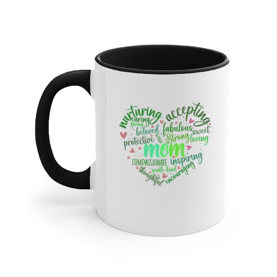 Mother's Day Heart SVG Bundle. Accent Mugs