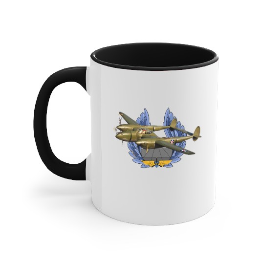 P-38 Lightning Accent Mugs