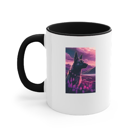 Belgian Malinois Nature Accent Mugs