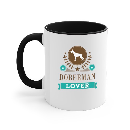 Doberman Lover Accent Mugs