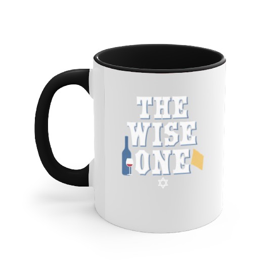 Pesach Passover The Wise One Accent Mugs