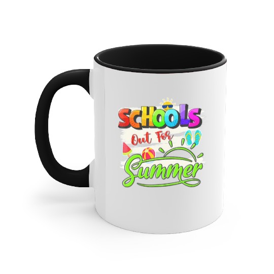Schools Out For Summer Lover Funny Teacher Student Accent Mugs