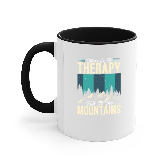 Mountain love Therapy Mountains Wanderlust Accent Mugs
