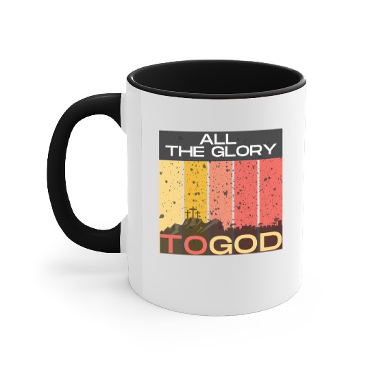 All The Glory to God Accent Mugs