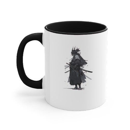 Samurai Shadow Accent Mugs