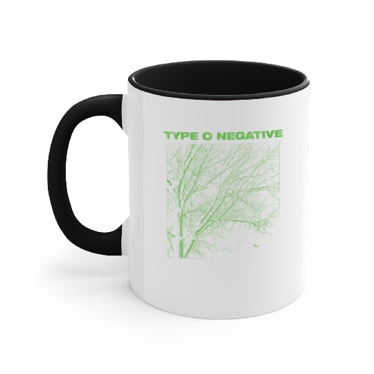 Type O Negative Tree Black Accent Mugs