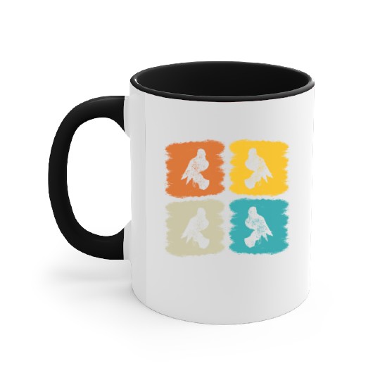 Falconry Bird Falcon Hunting Falconer Accent Mugs