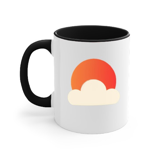 CLOUD AND SUN Accent Mugs
