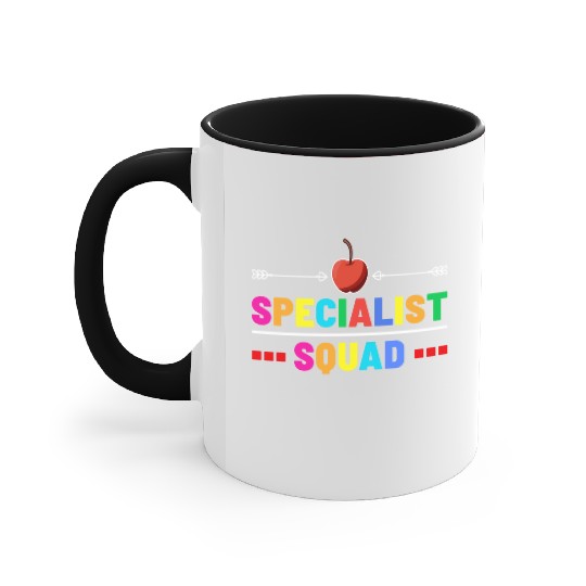 Specialist Squad Teacher Team Back To School cool Accent Mugs
