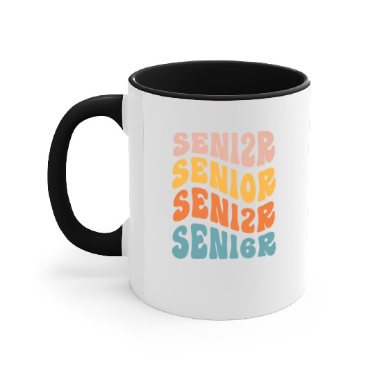 Retro Senior 2026 Graduation Class Of 2026 Back Accent Mugs
