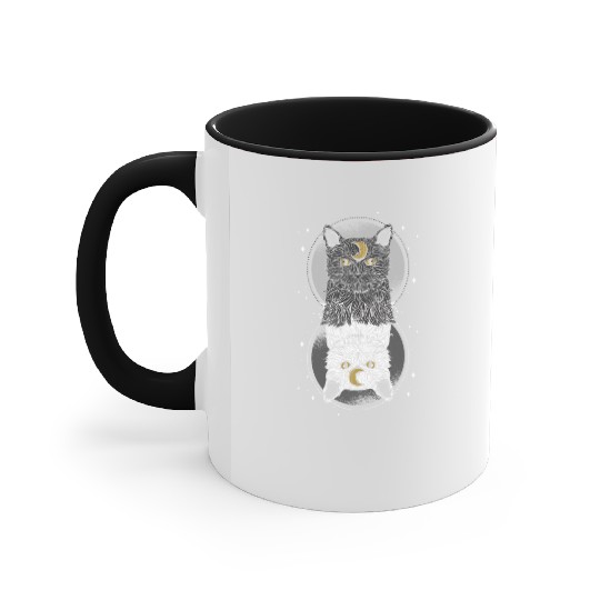 As Above so Below Cat Accent Mugs