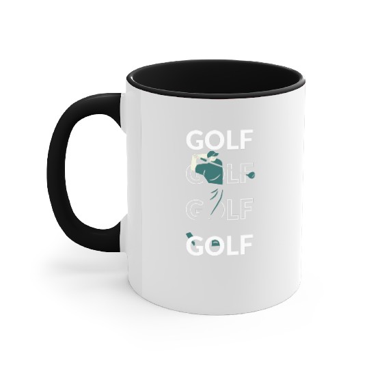 golf golf golf Accent Mugs