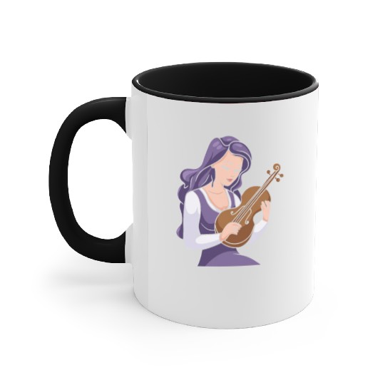 Violin Violinist Accent Mugs