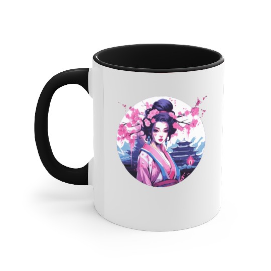 Geisha of Japan Accent Mugs