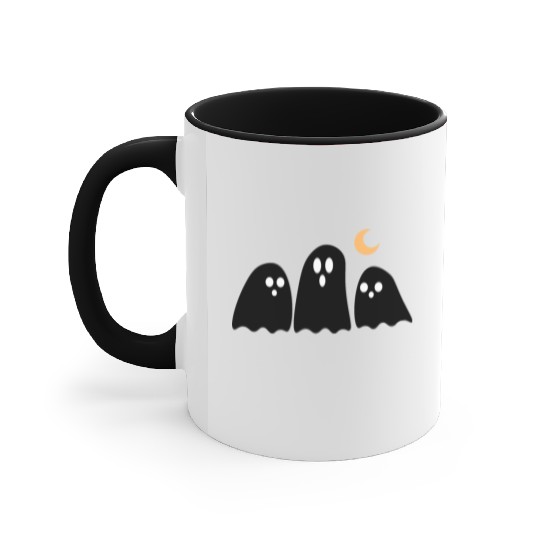 halloween 3 black Accent Mugs