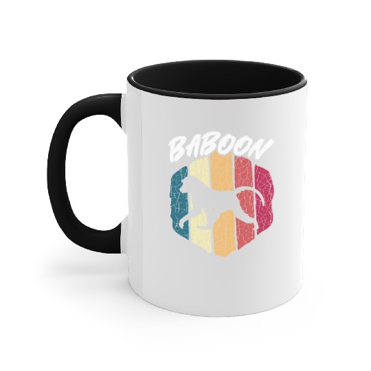 Baboon Monkey Lover Wildlife Animal Zookeeper Accent Mugs