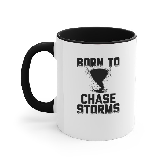 Storm Chaser gift idea | Tornado Meteorologists Accent Mugs