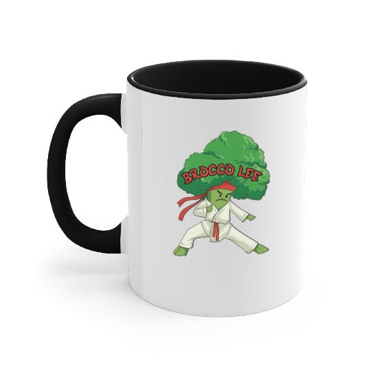 Japan Karate Martial Arts MMA Broccoli Accent Mugs