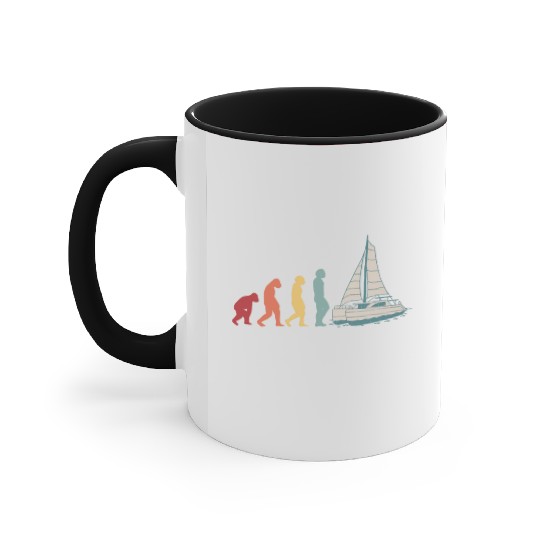 Catamaran-Sailing Yachting-Sailor Evolution Accent Mugs