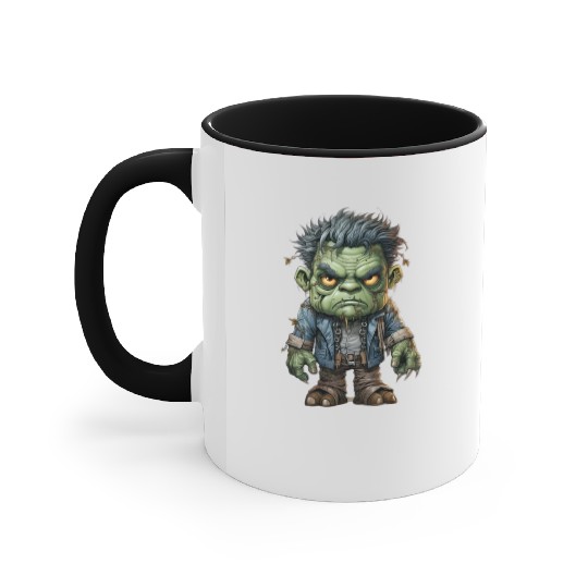 Halloween Frankie's Playful Monster Mash Accent Mugs