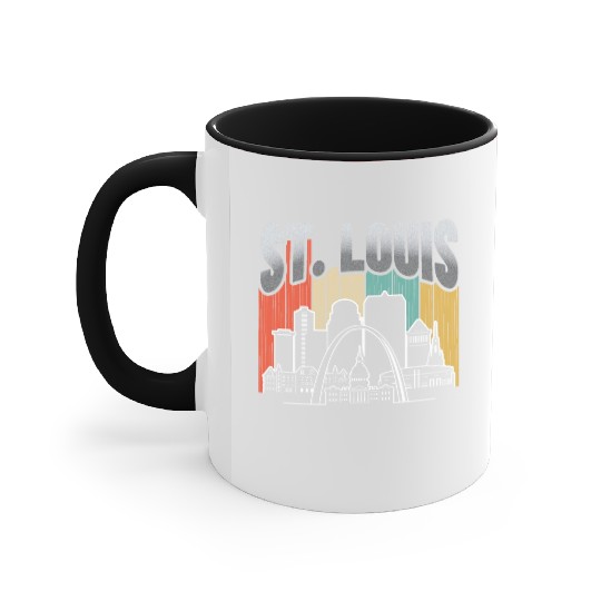 St. Louis Missouri Vintage Accent Mugs