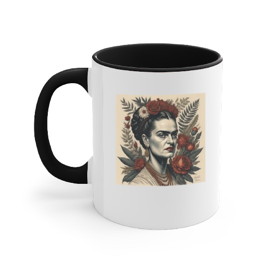 frida khalos Mug,Frida Khalo flower mug Accent Mugs