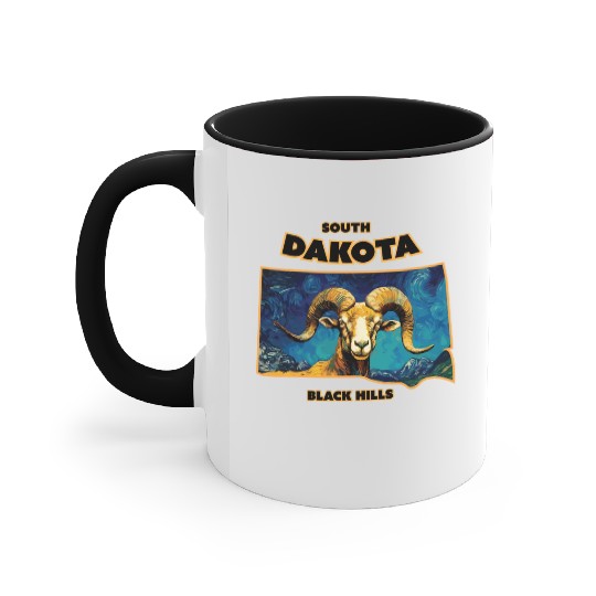 South Dakota - Sheep Accent Mugs