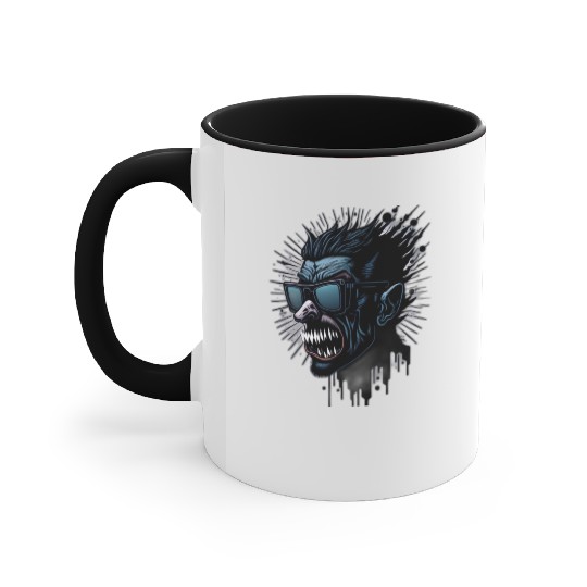 Vampire vector Accent Mugs