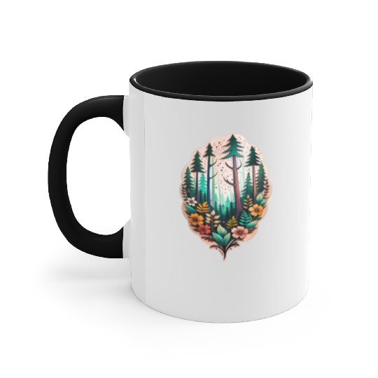 nature on skin Accent Mugs