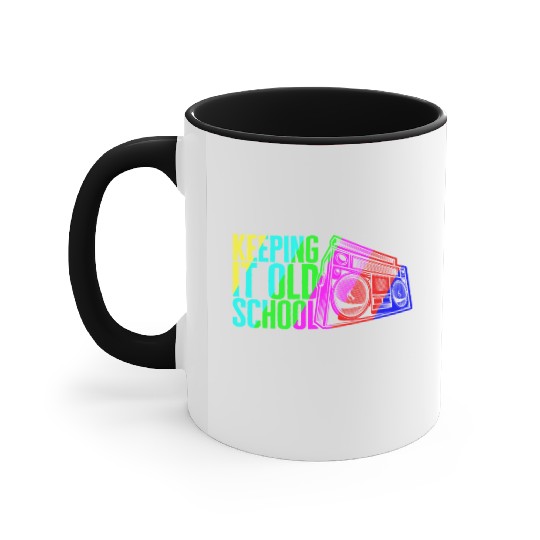 Music Accent Mugs, Keeping It Old School Stereo Retro