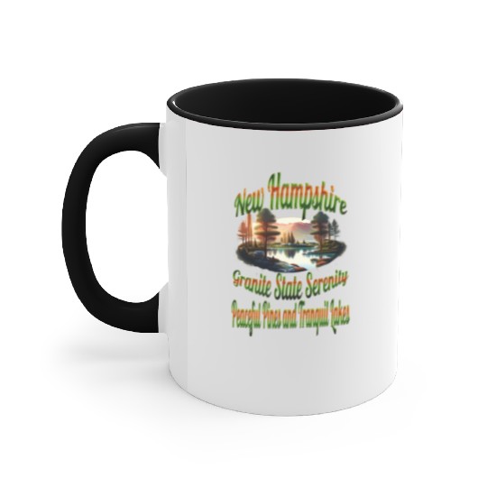 New Hampshire Granite State Serenity Accent Mugs