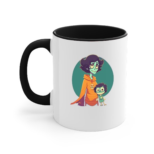 Spooky mama Accent Mugs