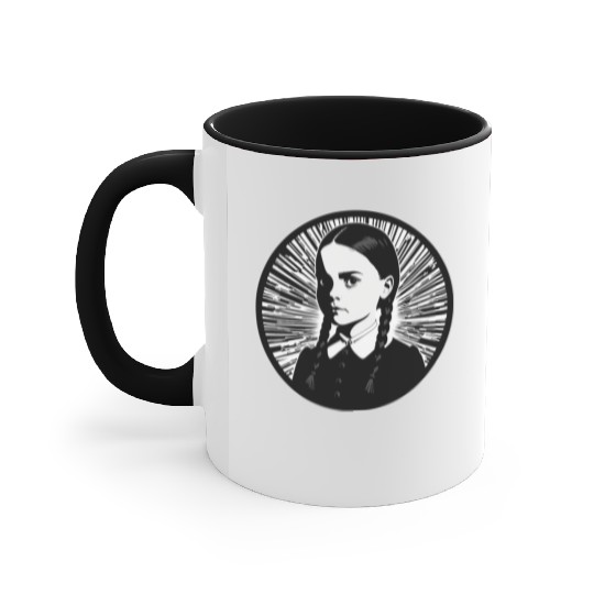 Wednesday Addams Accent Mugs