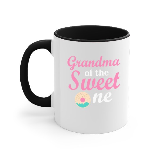 Grandma of the Sweet One Accent Mugs