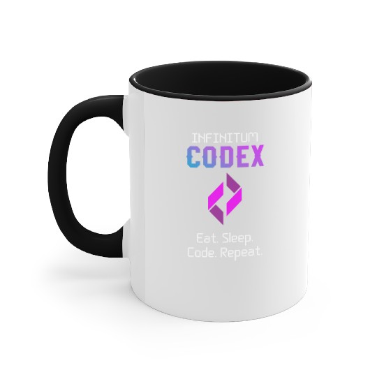 Programmer Codex Eat Sleep Code Repeat Accent Mugs